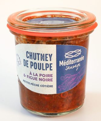 CHUTNEY DE POULPE à la mandarine et au gingembre