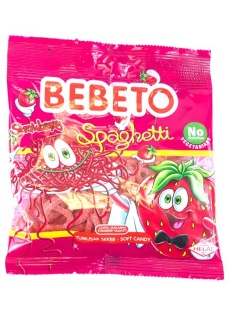 Bebeto Spaghetti Strawberry Flavor