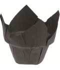 Caissette Tulipcup noire (x 150)