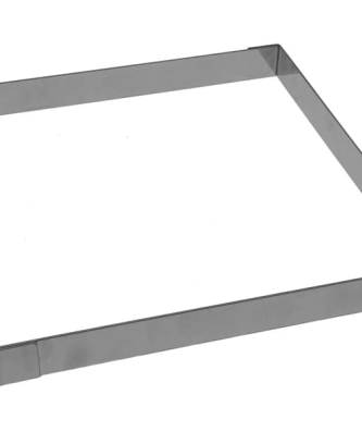 Carré à tarte inox