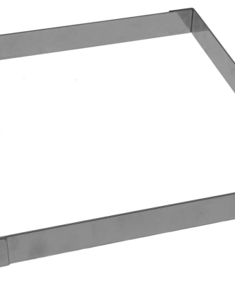 Carré à tarte inox