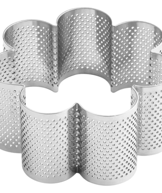 Cercle fleur perforé