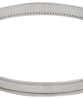 Cercle à tarte perforé inox