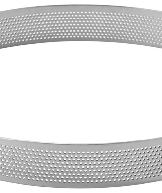 Cercle à tarte perforé inox