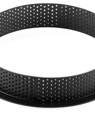 Cercle à tarte perforé composite