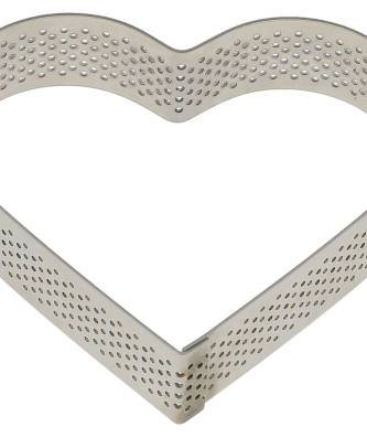 Coeur inox perforé