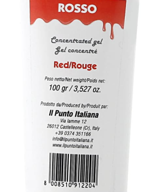 Colorant alimentaire en gel