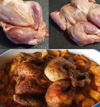 Coquelet (façon Crapaudine) Mariné Piment/ Paprika