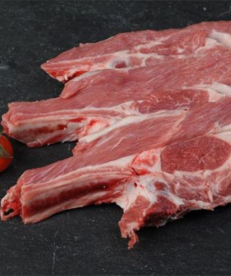 Côte d'agneau découverte