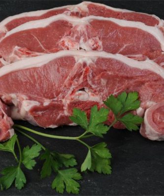 Côte d'agneau filet double