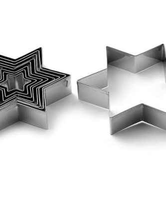 Emporte-pièces étoile en inox