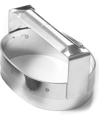 Découpoir oblong ovale en inox