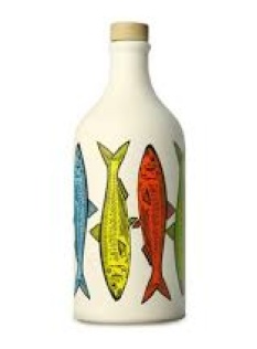 Italian Extra Virgin Olive Oil in Sardine Terracotta Bottle
