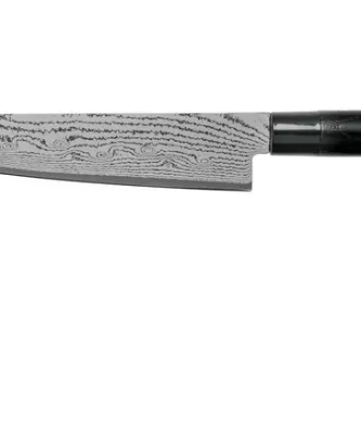 Couteau de chef Tojiro Shippu Damas noir 24 cm, FD-1595