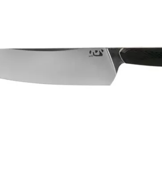 Xin Cutlery XinCore XC124 Black G10, Red Liners, Satin, couteau de chef, 21,5 cm