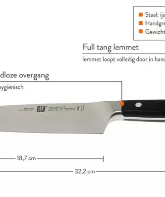 Zwilling Pro santoku, 38407-181