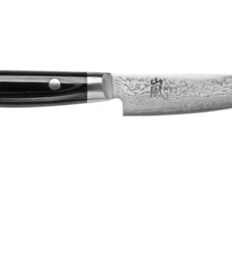 Yaxell Ran Giftset 36408 Ensemble de 2 pièces, couteau utilitaire 12 cm et aiguiseur de couteaux