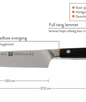 Zwilling Pro santoku, 38407-141