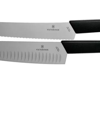 Victorinox Swiss Modern ensemble de couteaux en deux parties, noir