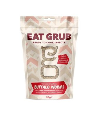 Edible Buffalo Worms 20g