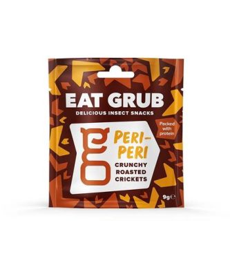 Peri Peri Crunchy Roasted Crickets 12g