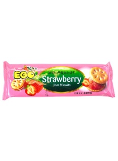 Ego Strawberry Jam Biscuit Cookies