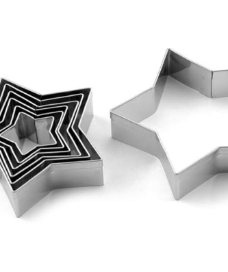 Emporte-pièces étoile en inox