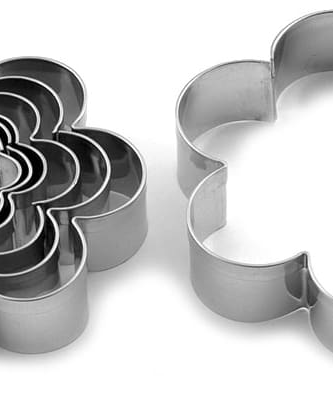 Emporte-pièces fleur en inox