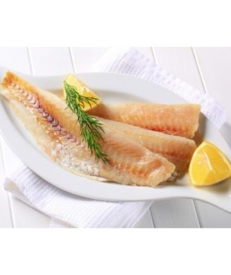 FILET DE LIEU JAUNE AVEC PEAU - LOT DE 600G