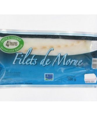 FILET DE MORUE SANS PEAU - 300G