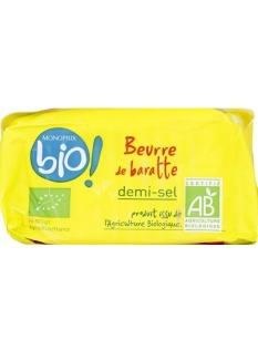 Beurre de baratte demi-sel - certifi{ AB
