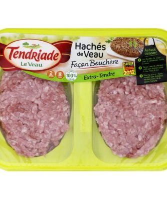 Hachés tendre de veau, façon bouchère