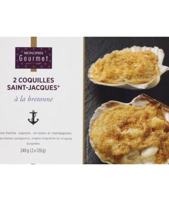 Coquilles Saint Jacques à la bretonne