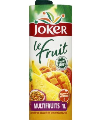 Jus multifruit à base de jus et purées concentrés