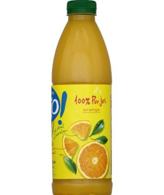 Jus d'orange, 100% pur jus, certifié AB