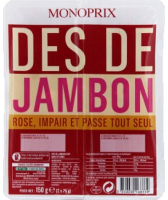 Dés de jambon