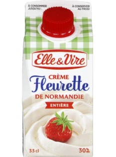 Crème Fleurette entière 30% MG