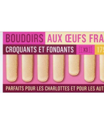 Boudoirs aux oeufs frais, croquants et fondants