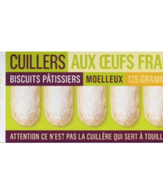 Biscuits cuillers pâtissiers moelleux aux oeufs frais