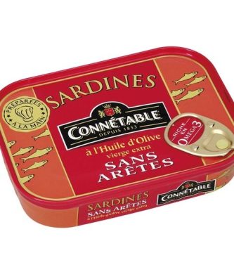 Sardines sans arête l'huile d'olive