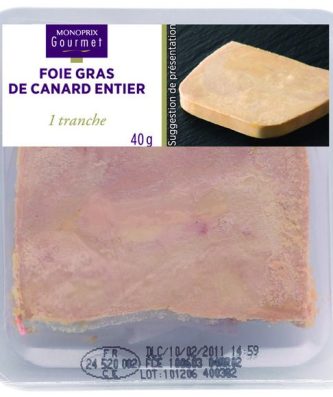 Foie gras de canard entier nature