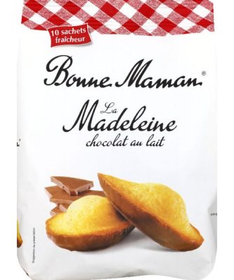 Madeleines au chocolat au lait