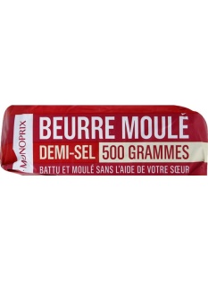 Beurre moulé demi-sel