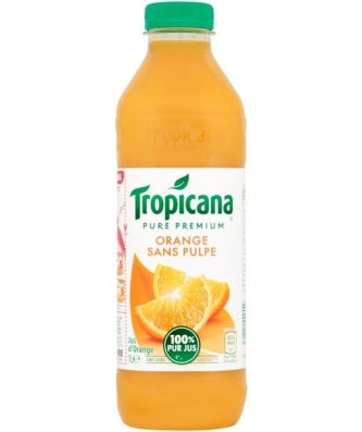 Pur jus d'orange sans pulpe