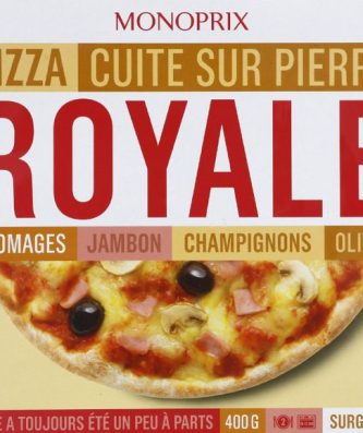 Pizza Royale fromages jambon champignons olives
