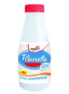 Crème légère fluide à 20% de matière grasse