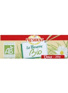 Beurre biologique doux 82% de Mat. Gr.