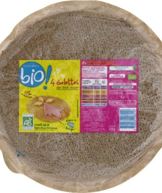 Galettes de blé noir, certifié AB