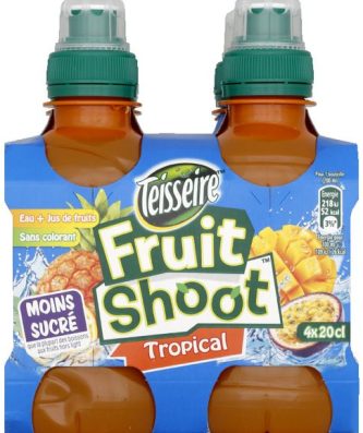 Tropical, boisson rafraichissante aux fruits et à l'eau de source