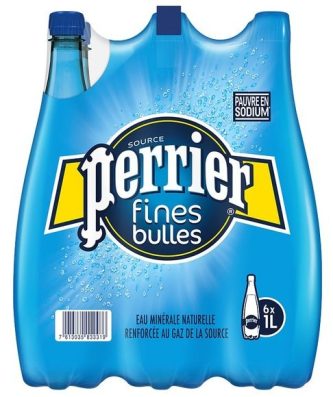 Eau minérale naturelle finement pétillante